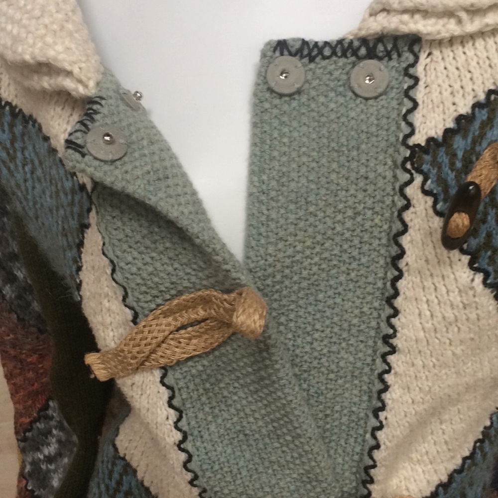 Anthropologie Charlie & Robin Patchwork Cardigan - Picture 6 of 8